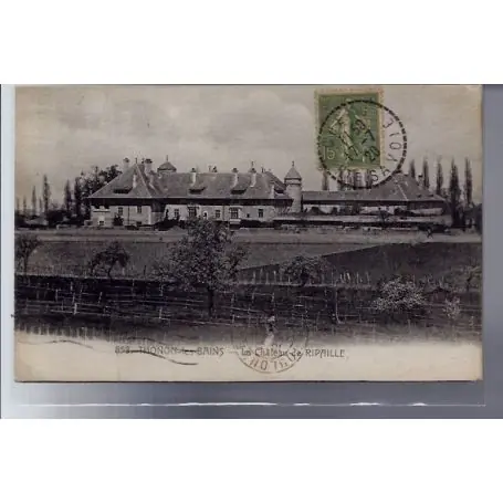 Seulement Aujourd’hui Carte postale 74 - Thonon-les-Bains - Le chateau de Ripaille - Voyage - Dos divise