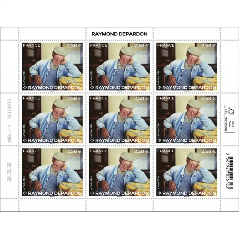Timbre Raymond Depardon en feuillet de France N°F157 neuf**. Promotion