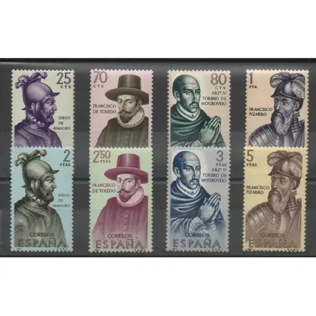 Livraison Gratuite Espagne - 1964- No 1286/1293 - Célébrités