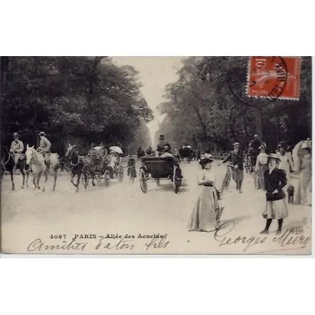 Tendance Carte postale 75 - Allee des Acacias