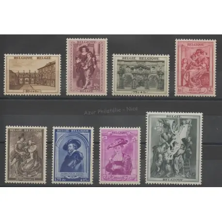 Belgique - 1939- No 504/511 - Peinture Garantie Incluse