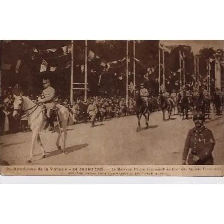 Carte postale 75 - Apotheose de la Victoire - 14 Juillet Haute Qualité