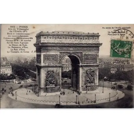 Carte postale 75 - Arc de Triomphede l 'Etoile Must-Have