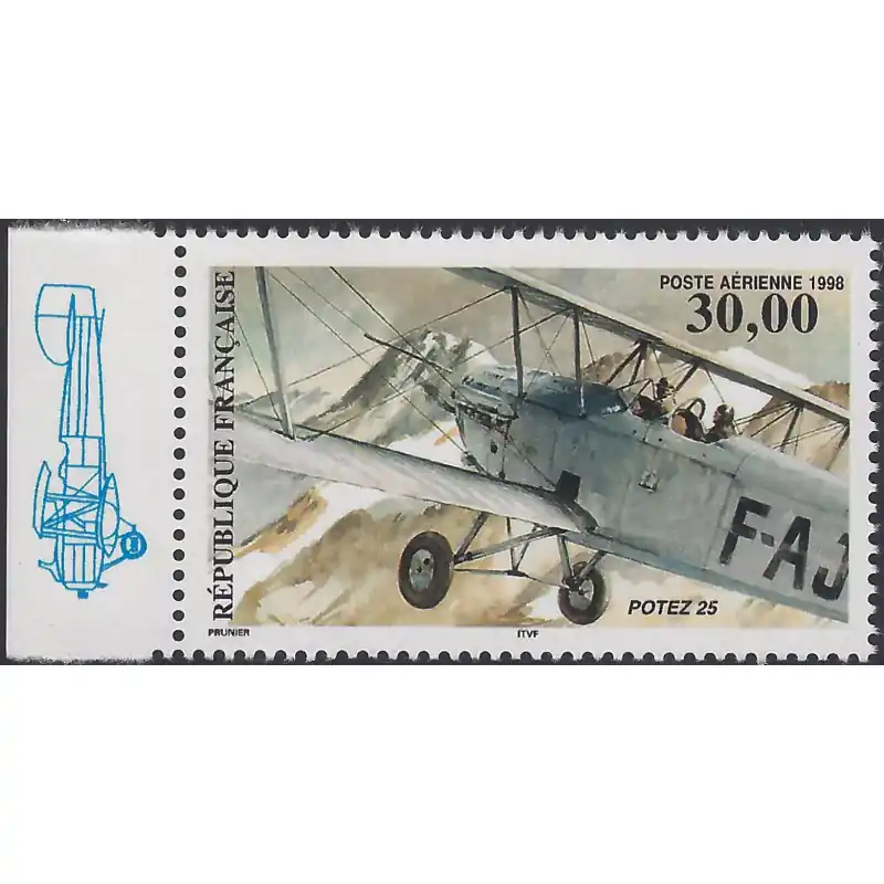 Offre Limitée Timbre poste aérienne N°62a Potez 25 neuf**.