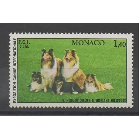 Monaco - 1981 - No 1280 - Chiens Must-Have