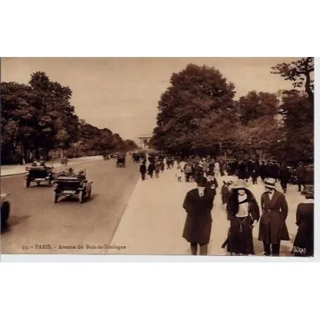 Carte postale 75 - AV du Bois de Boulogne Top Vente