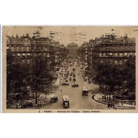 Livraison Gratuite Carte postale 75 - Avenue de l'Opera