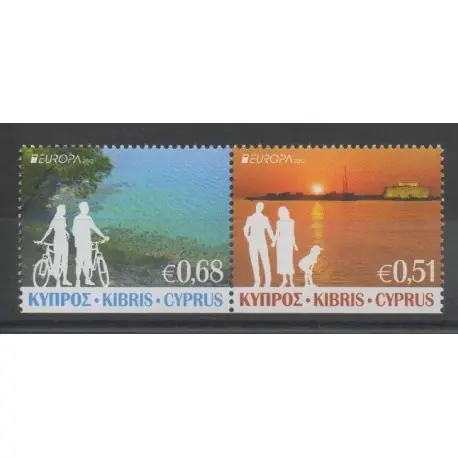 Meilleure Qualité Chypre - 2012 - No 1245a/1246a - Sites