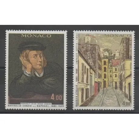 Monaco - 1983 - No 1391/1392 - Peinture Offre Limitée