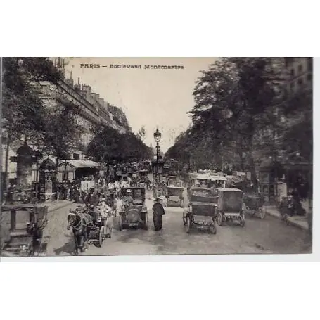 En Vogue Carte postale 75 - Bd Montmartre - Attelages