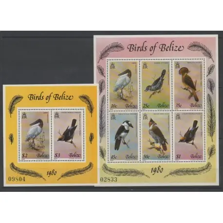 Promotion Belize - 1980 - No BF 14/BF15 - Oiseaux