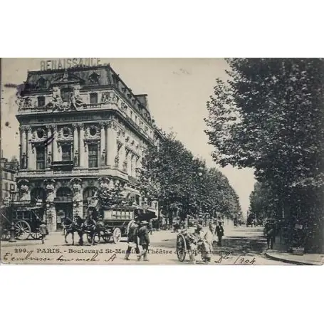 Quantité Limitée Carte postale 75 - Boulevard St-MArtin