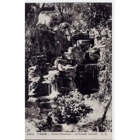 Carte postale 75 - Buttes Chaumont - Grande Cascade Offre Exclusive
