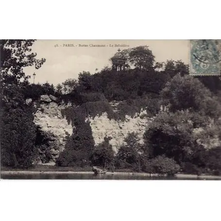 Carte postale 75 - Buttes Chaumont - Le Belvedere Prix Promo