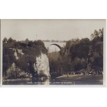 Prix Réduit Carte postale 75 - Buttes Chaumont - Le Pont de Briques