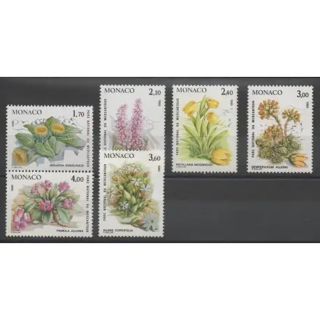 Meilleur Choix Monaco - 1985 - No 1461/1466 - Fleurs