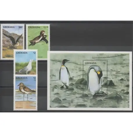 Grenade - 1998 - No 3255/3258 - BF 483 - Oiseaux Acheter Direct