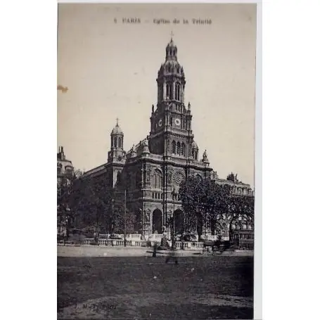 Carte postale 75 - Eglise de la Trinite - Verticale Édition Limitée