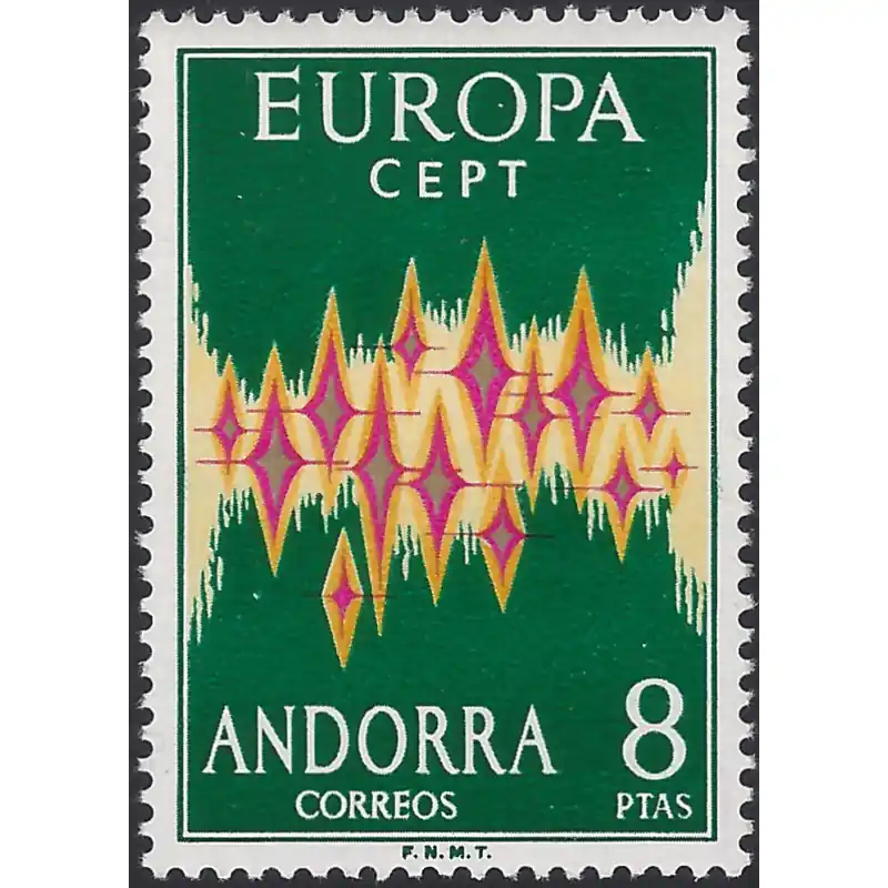Andorre Espagnol Europa timbre N°64A neuf**. Réduction