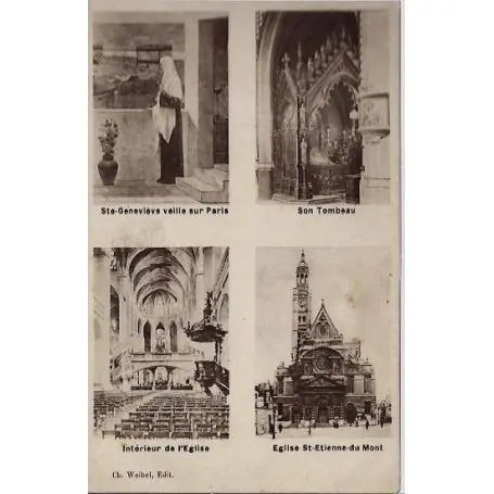 Carte postale 75 - Eglises de Paris Top Vente