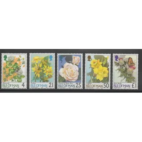 Man (Ile de) - 1998 - No 787/791 - Fleurs Exclusif