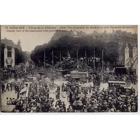 Carte postale 75 - Fetes de la Victoire Prix Réduit