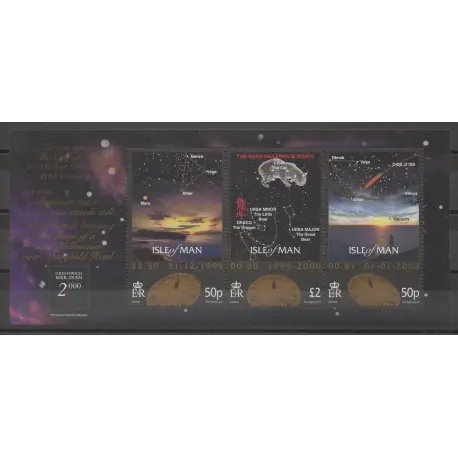 Man (Ile de) - 1999 - No BF41 - Astronomie Prix Cassé