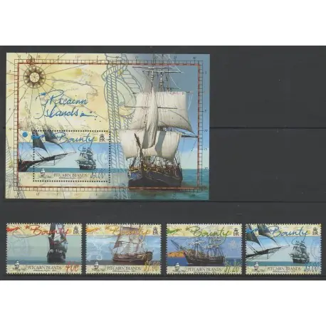 Petit Prix Pitcairn - 2005 - No 634/637 - BF 35 - Bateaux