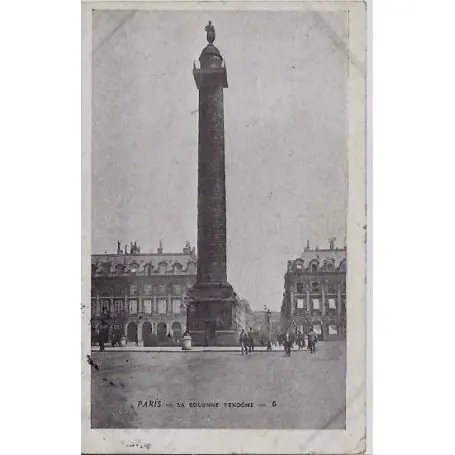 Top Qualité Carte postale 75 - La Colonne Vendome - Verticale