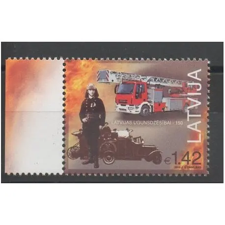 Lettonie - 2015 - No 921 - Pompiers Pas Cher