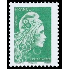 Timbre de collection France - 5252Aa PHILAPOSTE Vert Clair issu du Carnet Marianne l Engage et Type Crès 1938 Offre Exclusive