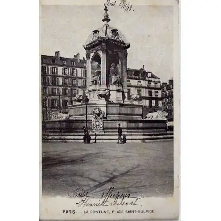 Usine Directe Carte postale 75 - La fontaine - Place Saint-Sulpice