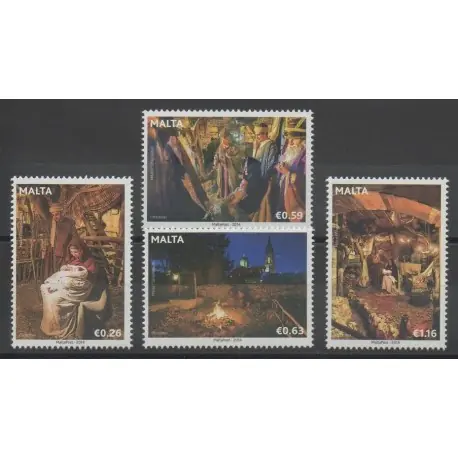 Prix Cassé Malte - 2014 - No 1815/1818 - Noël