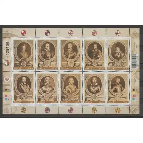 Malte - 2014 - No 1792/1801 - Célébrités Paiement Sécurisé