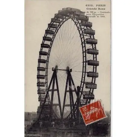 Carte postale 75 - La Grande Roue Certifié