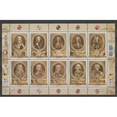 Gros Lot Malte - 2014 - No 1802/1811 - Célébrités