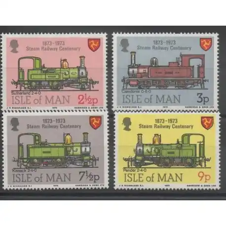 Man (Ile de) - 1973 - No 18/21 - Trains Pas Cher