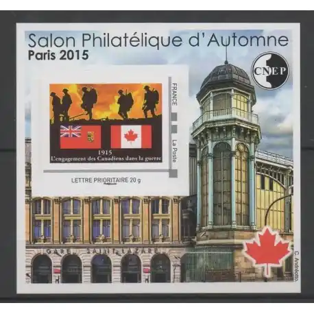 Livraison Gratuite France - Feuillets CNEP - 2015 - No CNEP 69 - Histoire