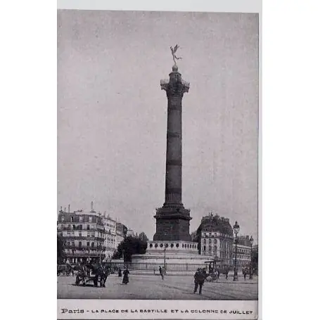 Carte postale 75 - La place de la Bastille - Colonne de Juillet Bon Plan