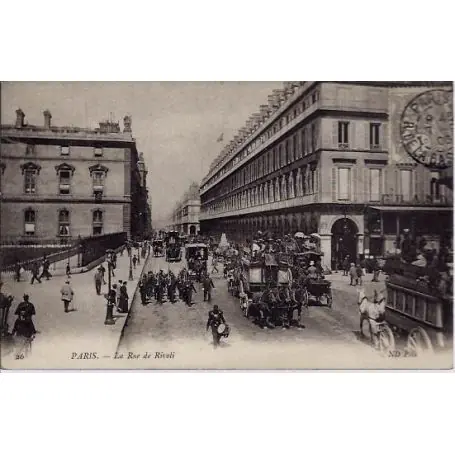 Nouvel Arrivage Carte postale 75 - La Rue de Rivoli