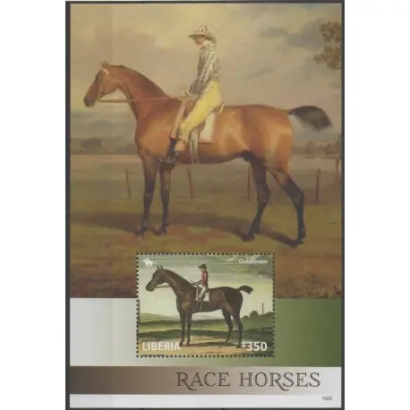 Livraison Express Liberia - 2014 - No BF 670A - Chevaux