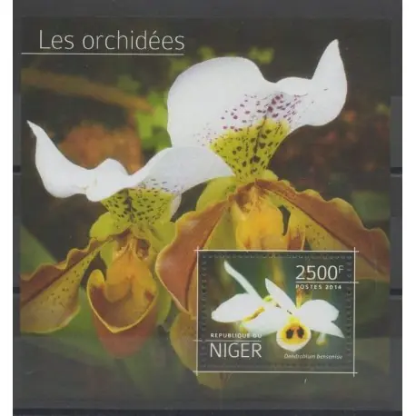 Livraison Gratuite Niger - 2014 - No BF 377 - orchidées