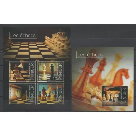 Niger - 2013 - No 2099/2102 - BF 231 - Echecs Haute Qualité