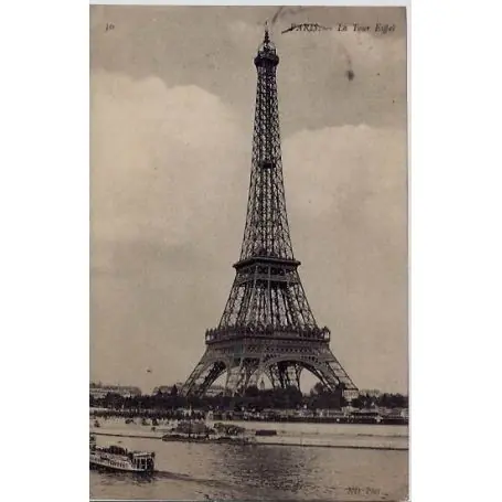 Populaire Carte postale 75 - La Tour Eiffel - Verticale