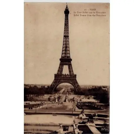 Meilleure Vente Carte postale 75 - LA Tour Eiffel Vue du Trocadero