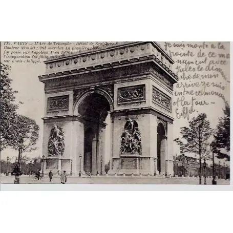 Artisanat Carte postale 75 - L'arc de Triomphe - Details de sculpture