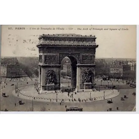 Carte postale 75 - L'Arc de Triomphe de l'Etoile Haute Qualité