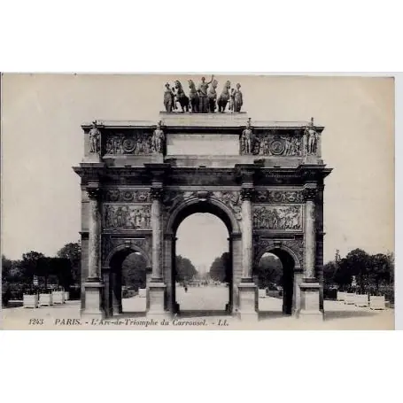 Carte postale 75 - L'arc-de-Triomphe du Carrousel Achat Immédiat