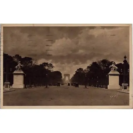 Carte postale 75 - L'Avenue des Champs-Elysee Garantie Incluse