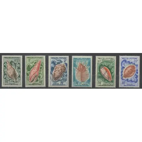 Wallis et Futuna - 1962 - No 162/167 - coquillages Exclusif
